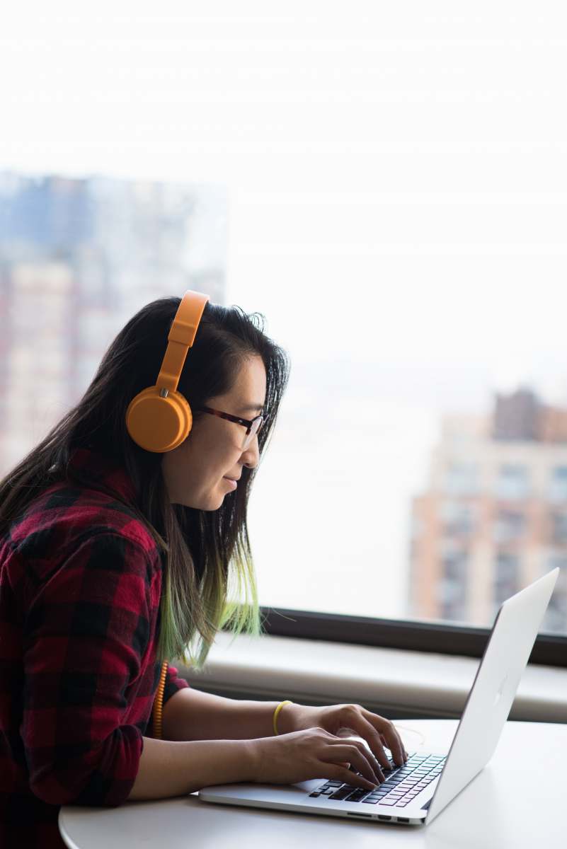 software developer shallow focus photo of woman using gray laptop computer software engineer